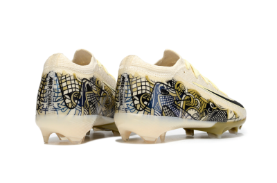 Kids Nike Air Zoom Mercurial Vapor 16 Elite FG Firm Ground Low-Tops Football Boots - Beige/Black/Brown