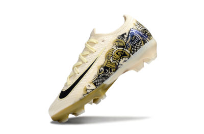 Kids Nike Air Zoom Mercurial Vapor 16 Elite FG Firm Ground Low-Tops Football Boots - Beige/Black/Brown