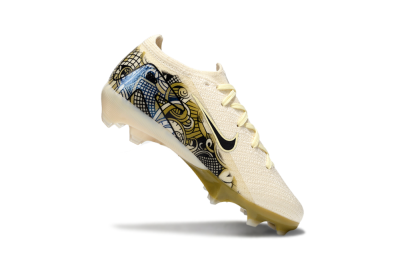 Kids Nike Air Zoom Mercurial Vapor 16 Elite FG Firm Ground Low-Tops Football Boots - Beige/Black/Brown