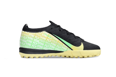 Kids Nike Air Zoom Mercurial Vapor 16 Elite TF Artificial Turf Low-Tops Football Shoes - Black/Pink/Yellow
