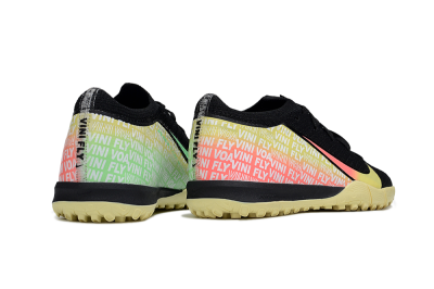 Kids Nike Air Zoom Mercurial Vapor 16 Elite TF Artificial Turf Low-Tops Football Shoes - Black/Pink/Yellow