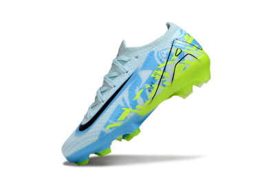 Kids Nike Air Zoom Mercurial Vapor 16 Elite FG Firm Ground Low-Tops Football Boots - Jade/Blue/Yellow