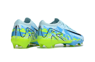 Kids Nike Air Zoom Mercurial Vapor 16 Elite FG Firm Ground Low-Tops Football Boots - Jade/Blue/Yellow