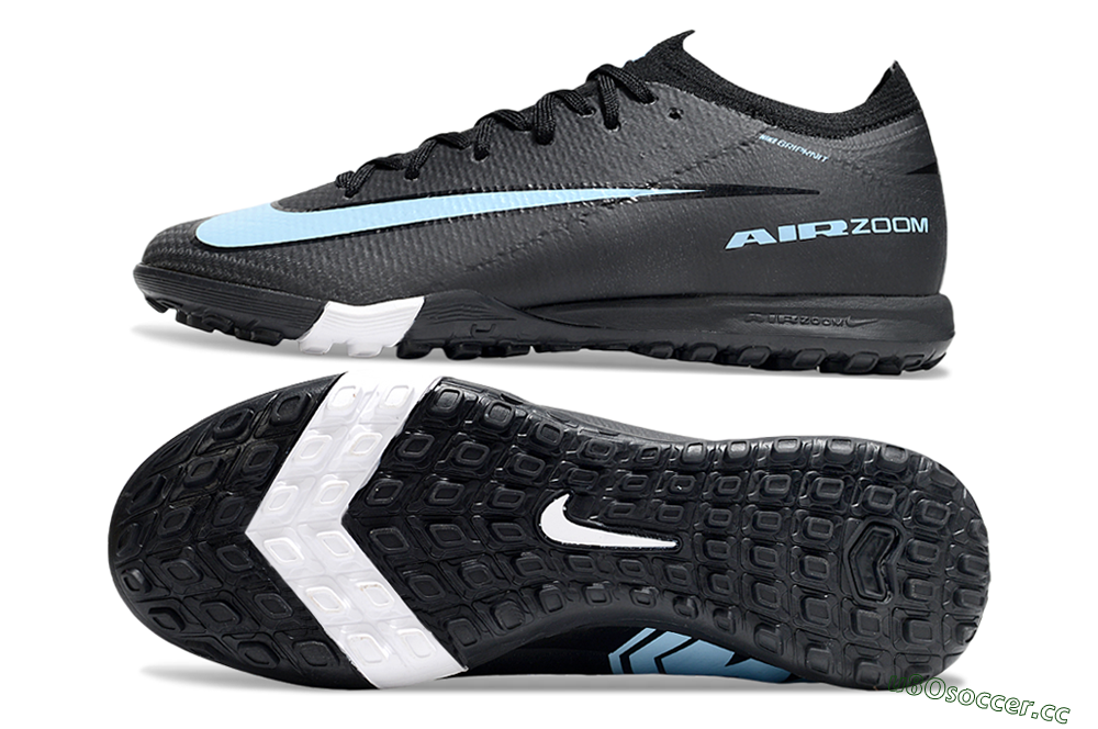 Unisex Nike Air Zoom Mercurial Vapor 16 Elite TF Artificial Turf Low-Tops Football Shoes - Black/Jade/White 1