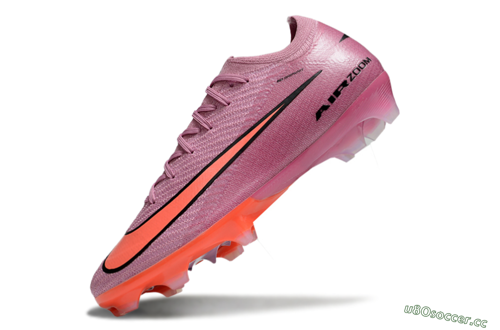 Unisex Nike Air Zoom Mercurial Vapor 16 Elite FG Firm Ground Low-Tops Football Boots - Red/Black 5