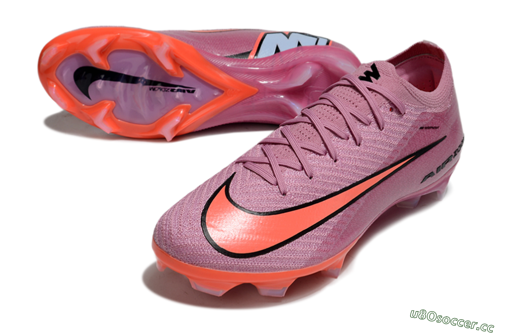 Unisex Nike Air Zoom Mercurial Vapor 16 Elite FG Firm Ground Low-Tops Football Boots - Red/Black 3