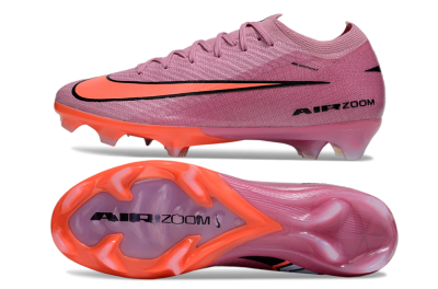 Unisex Nike Air Zoom Mercurial Vapor 16 Elite FG Firm Ground Low-Tops Football Boots - Red/Black