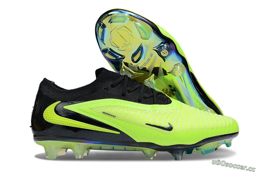 Men's Nike Phantom 6 Low Elite FG Firm Ground Low-Tops Football Boots - Yellow/Black/Gold 2