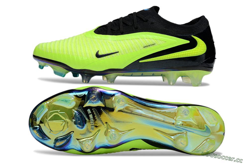 Men's Nike Phantom 6 Low Elite FG Firm Ground Low-Tops Football Boots - Yellow/Black/Gold 1