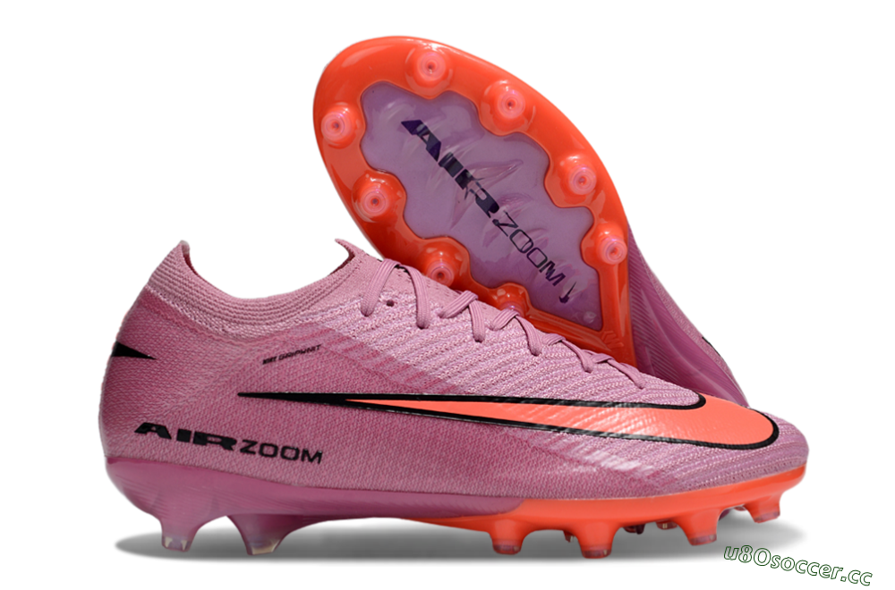 Men's Nike Air Zoom Mercurial Vapor 16 Elite AG Artificial Grass Low-Tops Football Boots - Red/Black 2