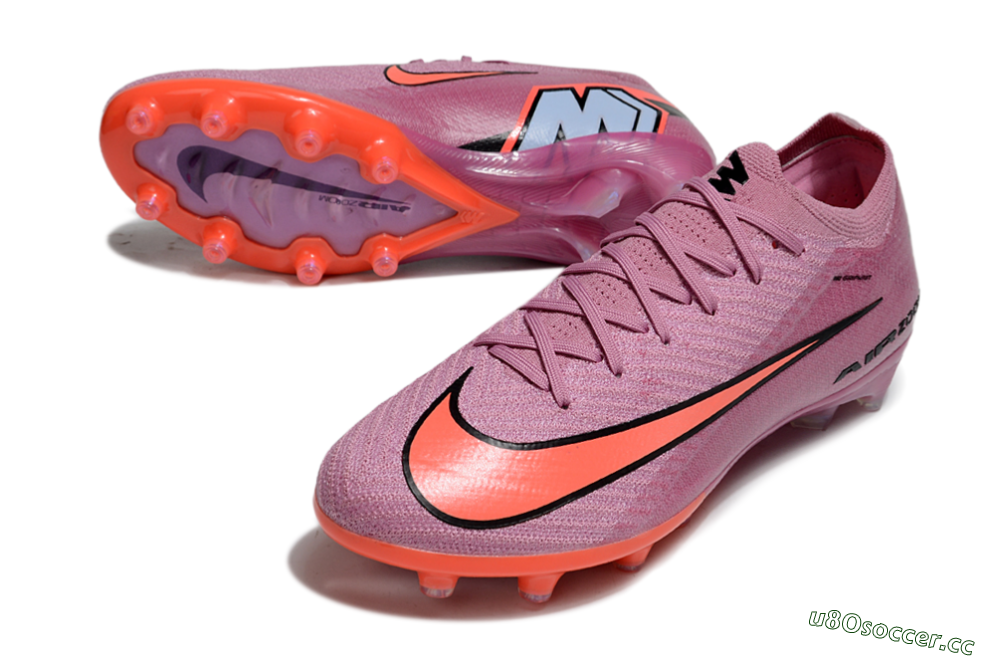 Men's Nike Air Zoom Mercurial Vapor 16 Elite AG Artificial Grass Low-Tops Football Boots - Red/Black 3