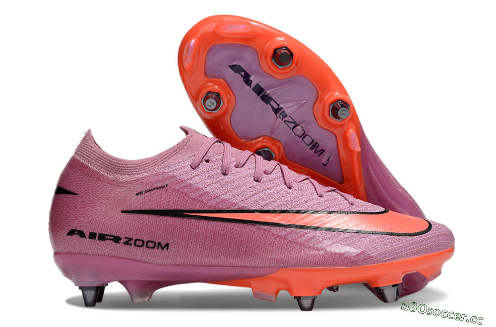 Men's Nike Air Zoom Mercurial Vapor 16 Elite SG Soft Ground Low-Tops Football Boots - Red/Black 2