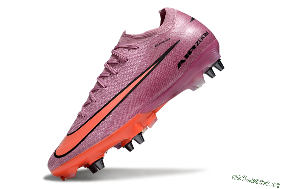 Men's Nike Air Zoom Mercurial Vapor 16 Elite SG Soft Ground Low-Tops Football Boots - Red/Black 5