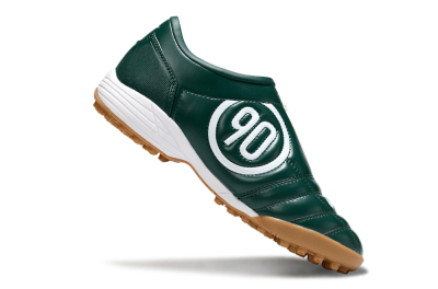 Unisex Nike Total 90 III TF Artificial Turf Low-Tops Football Shoes - Green/White/Brown