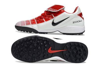 Men's Nike Total 90 III TF Artificial Turf Low-Tops Football Shoes - Red/White/Black