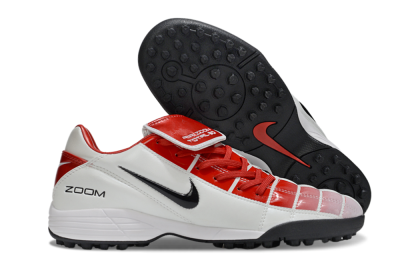 Men's Nike Total 90 III TF Artificial Turf Low-Tops Football Shoes - Red/White/Black