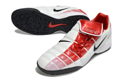 Men's Nike Total 90 III TF Artificial Turf Low-Tops Football Shoes - Red/White/Black
