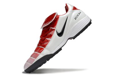 Men's Nike Total 90 III TF Artificial Turf Low-Tops Football Shoes - Red/White/Black
