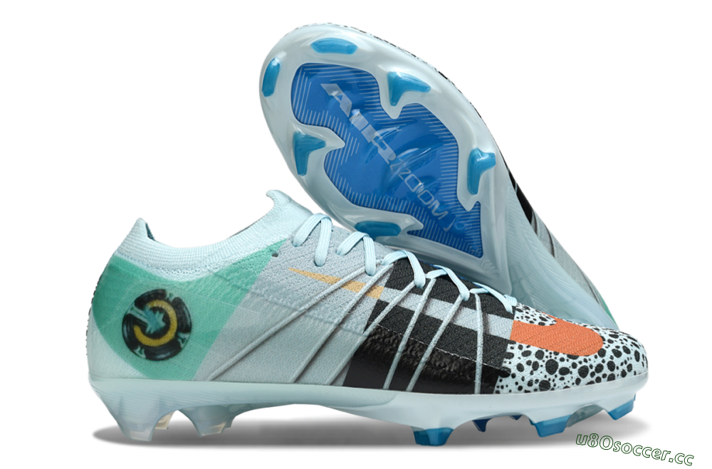 Unisex Nike Air Zoom Mercurial Vapor 16 Elite FG Firm Ground Low-Tops Football Boots - Jade/Black/Yellow 2