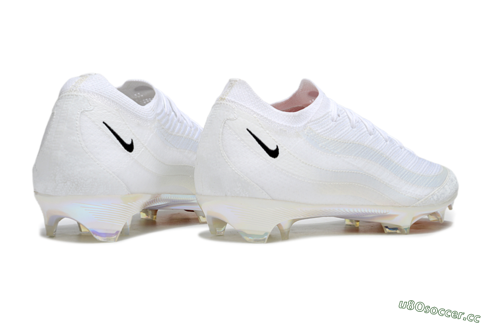 Unisex Nike Air Zoom Mercurial Vapor 16 Elite FG Firm Ground Low-Tops Football Boots - White/Black/Gold 6