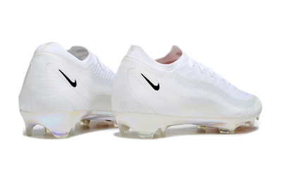 Unisex Nike Air Zoom Mercurial Vapor 16 Elite FG Firm Ground Low-Tops Football Boots - White/Black/Gold