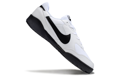 Unisex Nike Terra Manta TF Artificial Turf Low-Tops Football Shoes - White/Black