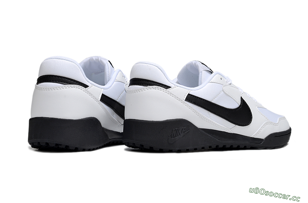 Unisex Nike Terra Manta TF Artificial Turf Low-Tops Football Shoes - White/Black 6