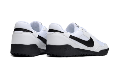 Unisex Nike Terra Manta TF Artificial Turf Low-Tops Football Shoes - White/Black
