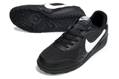 Unisex Nike Terra Manta TF Artificial Turf Low-Tops Football Shoes - Black/White