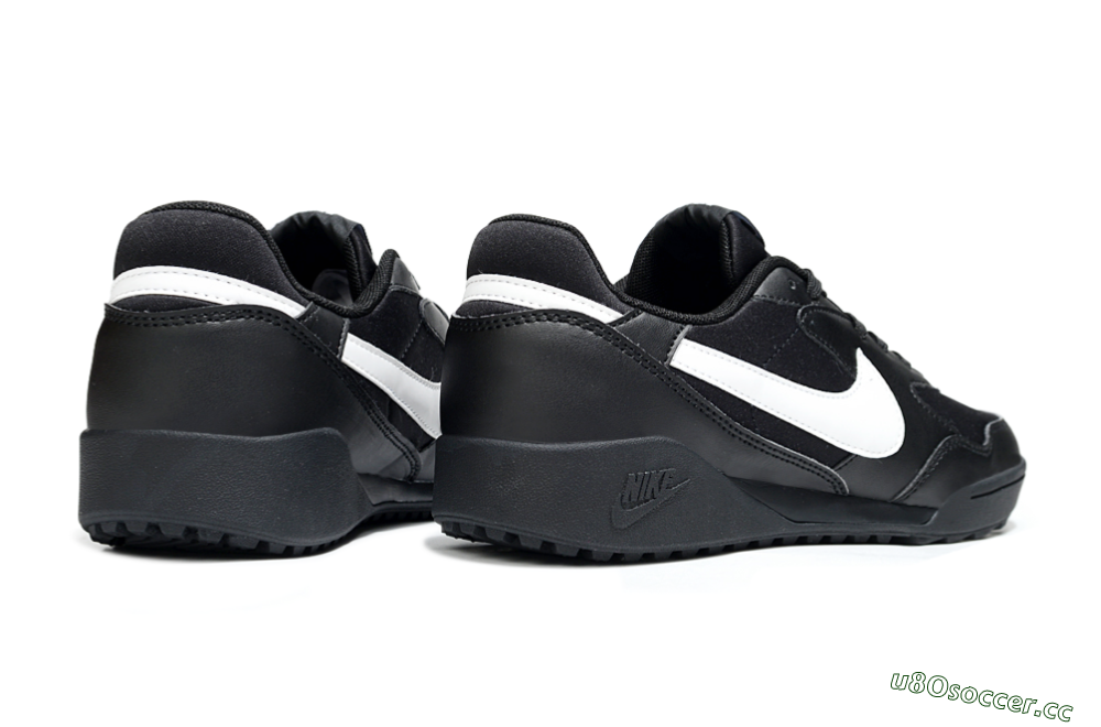 Unisex Nike Terra Manta TF Artificial Turf Low-Tops Football Shoes - Black/White 6