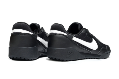 Unisex Nike Terra Manta TF Artificial Turf Low-Tops Football Shoes - Black/White