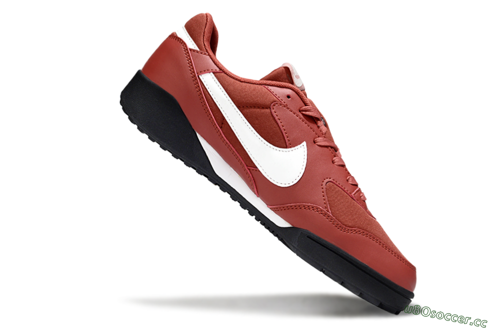 Unisex Nike Terra Manta TF Artificial Turf Low-Tops Football Shoes - Red/White/Black 4