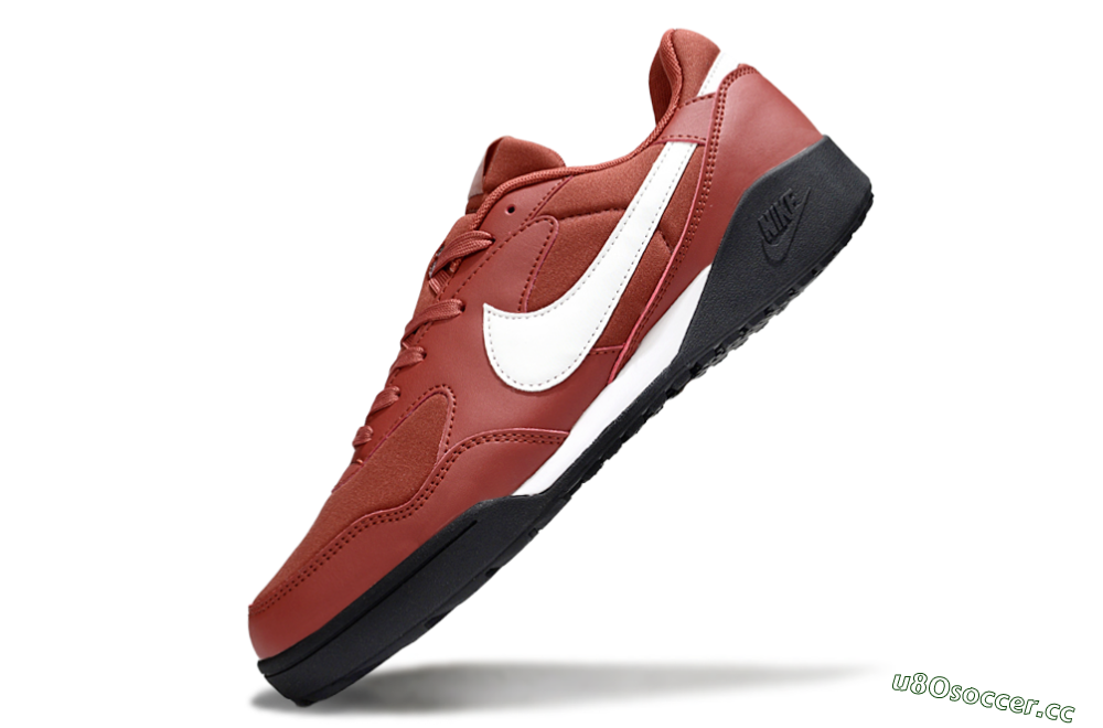 Unisex Nike Terra Manta TF Artificial Turf Low-Tops Football Shoes - Red/White/Black 5