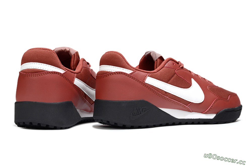 Unisex Nike Terra Manta TF Artificial Turf Low-Tops Football Shoes - Red/White/Black 6