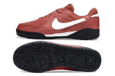 Unisex Nike Terra Manta TF Artificial Turf Low-Tops Football Shoes - Red/White/Black