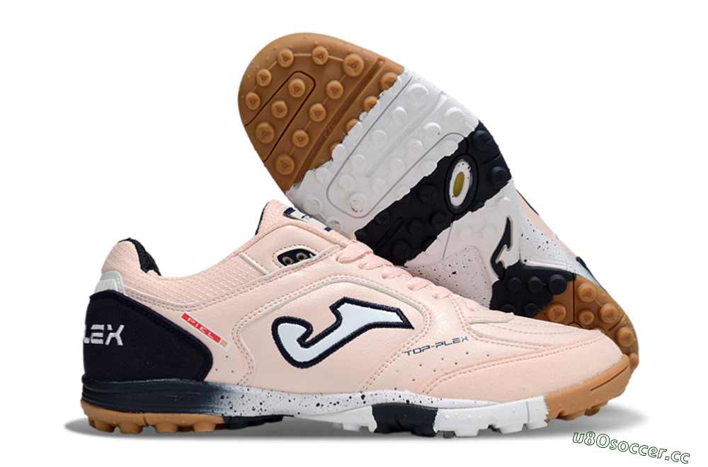 Men's Joma Top Flex TF Artificial Turf Low-Tops Football Shoes - Pink/White/Black 2