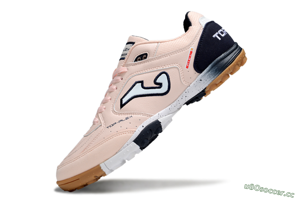 Men's Joma Top Flex TF Artificial Turf Low-Tops Football Shoes - Pink/White/Black 5