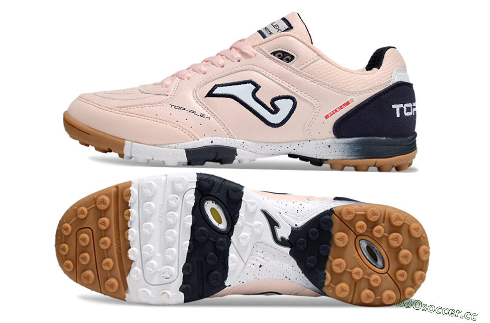 Men's Joma Top Flex TF Artificial Turf Low-Tops Football Shoes - Pink/White/Black 1