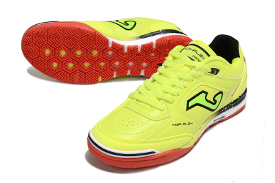 Men's Joma Top Flex IC Indoor & Futsal Low-Tops Football Shoes - Yellow/Red/Black