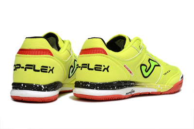 Men's Joma Top Flex IC Indoor & Futsal Low-Tops Football Shoes - Yellow/Red/Black