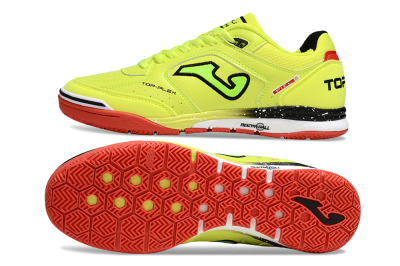 Men's Joma Top Flex IC Indoor & Futsal Low-Tops Football Shoes - Yellow/Red/Black