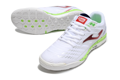 Men's Joma Top Flex IC Indoor & Futsal Low-Tops Football Shoes - White/Red/Yellow