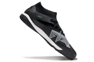 Men's Puma Future 8 Ultimate TF Artificial Turf Low-Tops Football Shoes - Black/White/Yellow