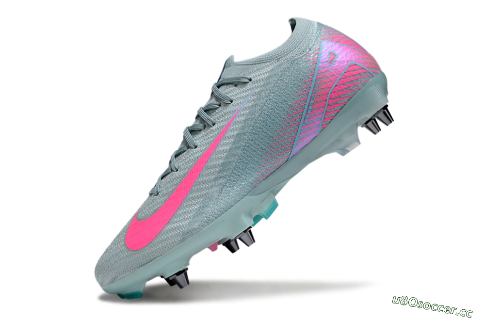 Men's Nike Air Zoom Mercurial Vapor 16 Elite SG Soft Ground Low-Tops Football Boots - Jade/Pink 5
