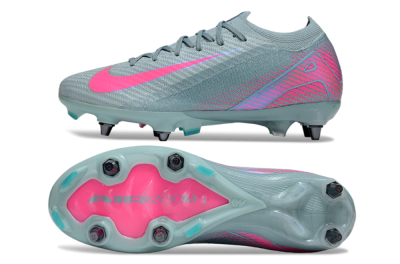 Men's Nike Air Zoom Mercurial Vapor 16 Elite SG Soft Ground Low-Tops Football Boots - Jade/Pink