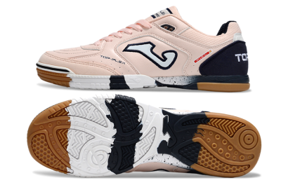 Men's Joma Top Flex IC Indoor & Futsal Low-Tops Football Shoes - Pink/White/Black