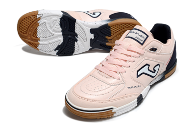 Men's Joma Top Flex IC Indoor & Futsal Low-Tops Football Shoes - Pink/White/Black