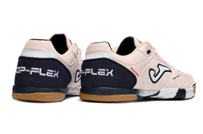 Men's Joma Top Flex IC Indoor & Futsal Low-Tops Football Shoes - Pink/White/Black