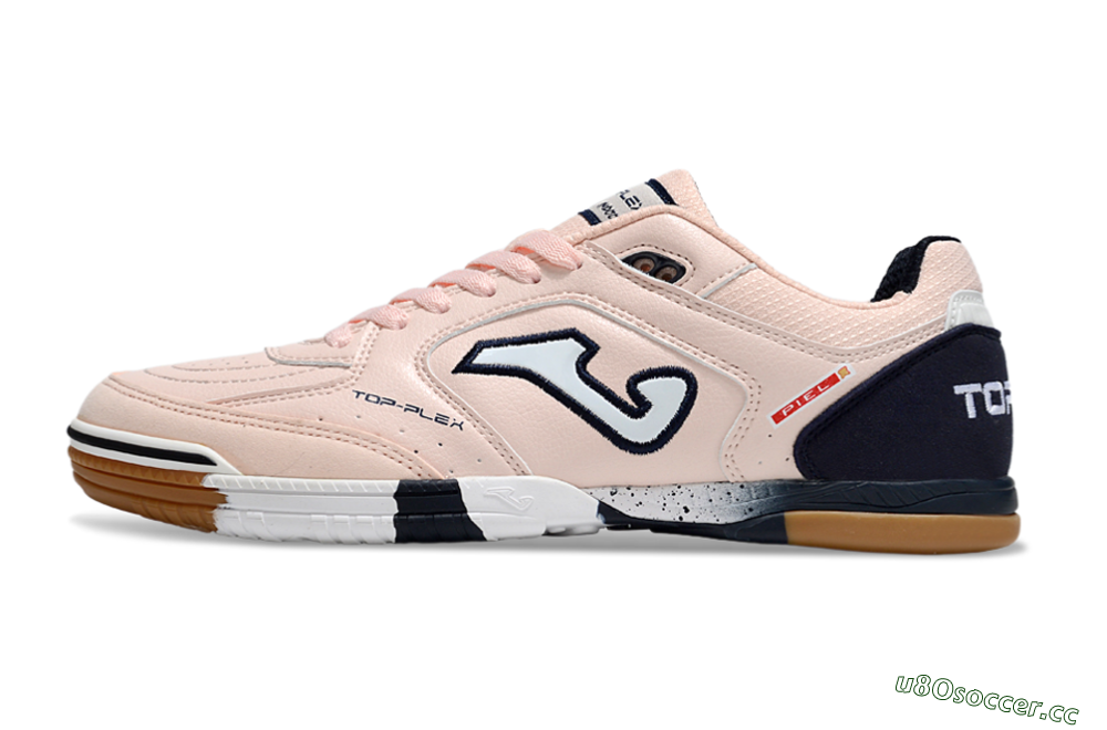 Men's Joma Top Flex IC Indoor & Futsal Low-Tops Football Shoes - Pink/White/Black 0