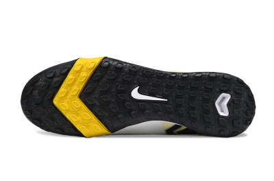 Unisex KM x Nike Air Zoom Mercurial Vapor 16 Elite TF Artificial Turf Low-Tops Football Shoes - White/Black/Yellow
